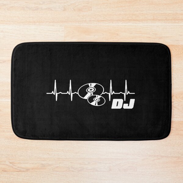 Item preview, Love Dj heart beat Eat Sleep Dj Repeat Love Dj Music Funny Saying Art Design Happy Apparel Essential Inspiration Joy Mood Funny designed and sold by DesignByHeartUK.