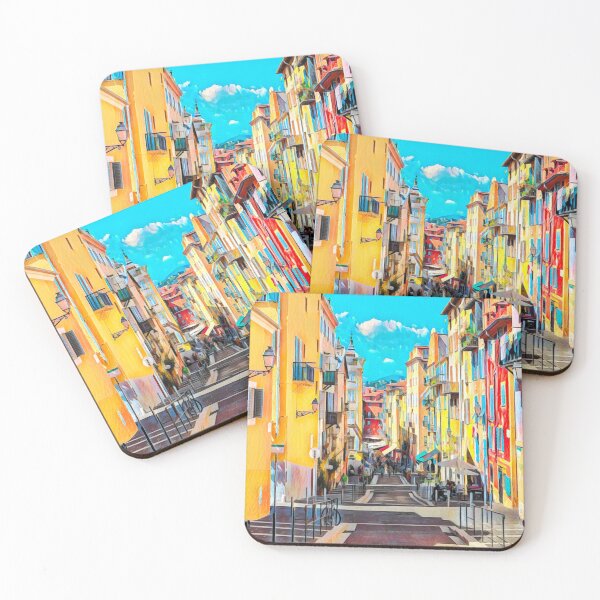 Item preview, Streets of Nice designed and sold by Sofia-Draws.