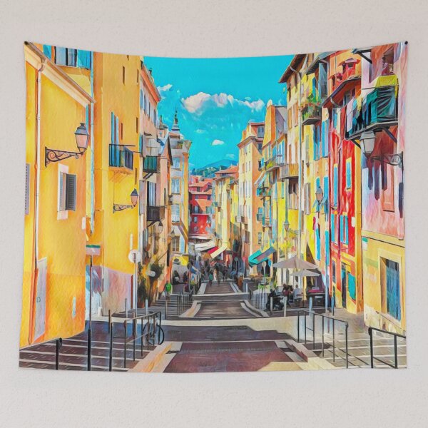 Item preview, Streets of Nice designed and sold by Sofia-Draws.