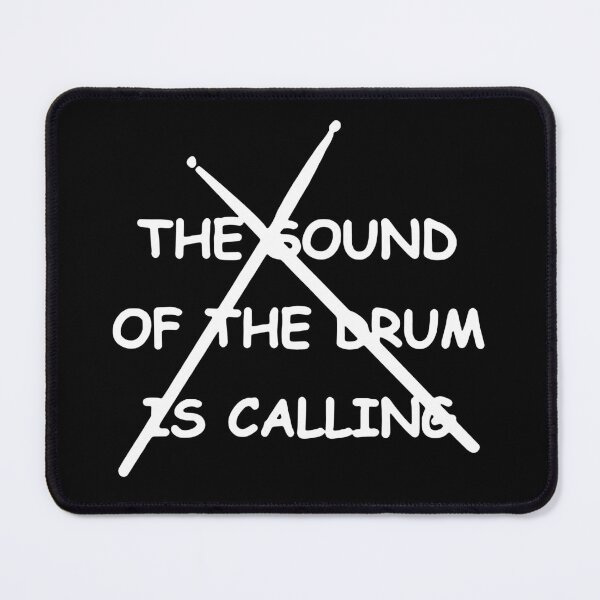 Item preview, Funny Drummer The Sound of the Drum is Calling Drummer music Idea Gift Premium Apparel Funny Holiday Xmas designed and sold by DesignByHeartUK.