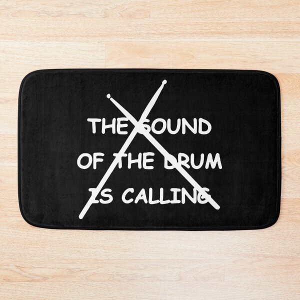 Item preview, Funny Drummer The Sound of the Drum is Calling Drummer music Idea Gift Premium Apparel Funny Holiday Xmas designed and sold by DesignByHeartUK.