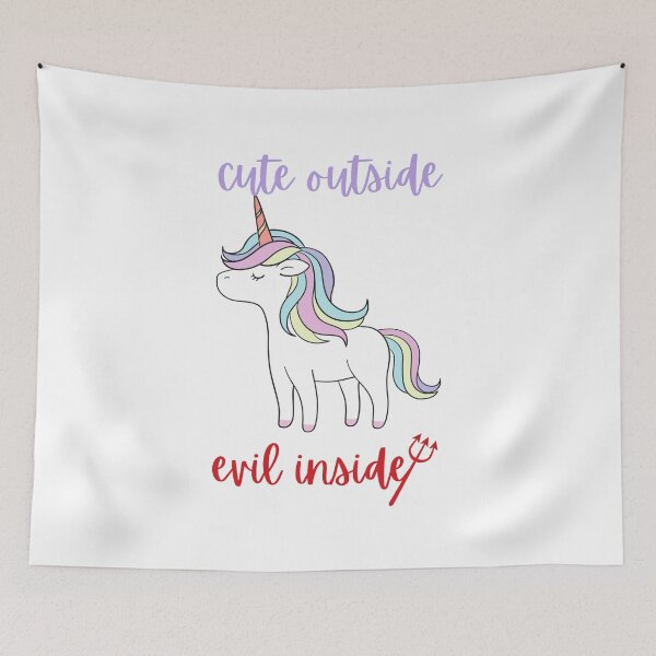 Item preview,  Christmas Evil Unicorn designed and sold by AnnaAndVibes.