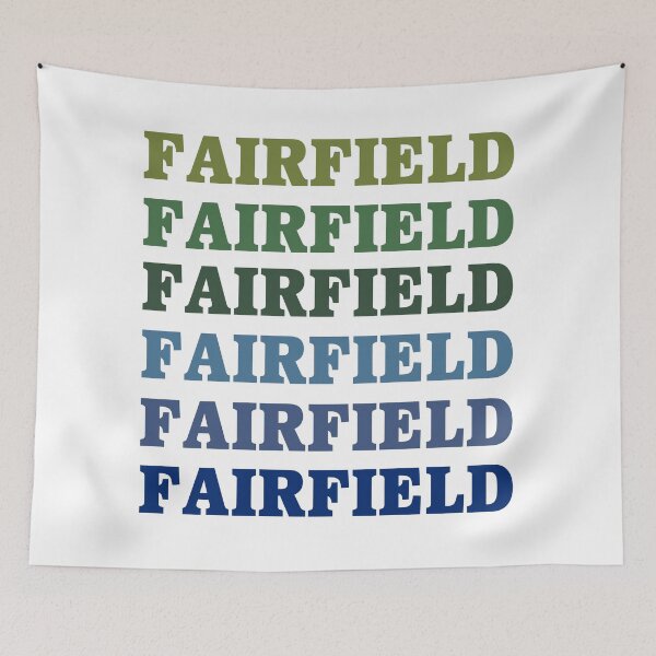 Item preview, Fairfield, CT Multicolor (Green/Blue) designed and sold by frankyou.