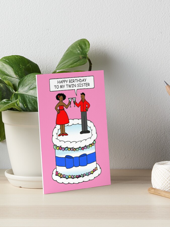 Funny Birthday Cake Card suit Friend Sister Mum Girlfriend Aunty daughter  niece | eBay