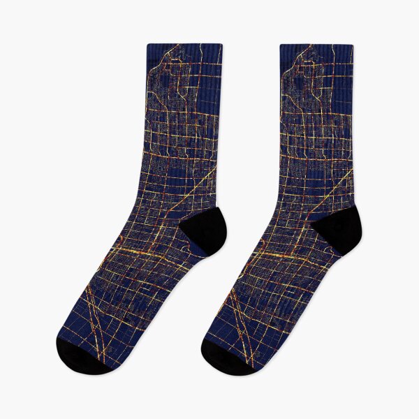 Item preview, Fresno, California, USA Map - City At Night designed and sold by deMAP.