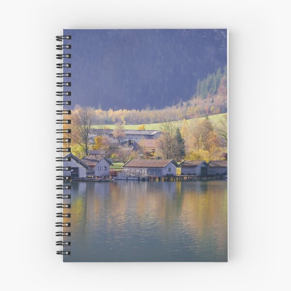 Item preview, Schliersee Boathouses designed and sold by rawshutterbug.