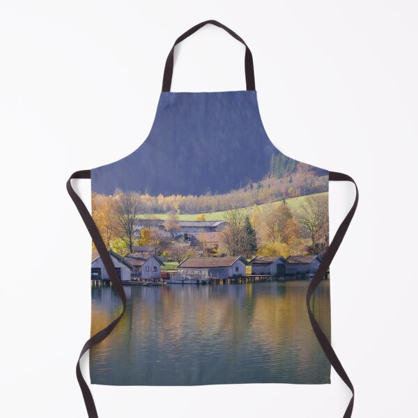 Item preview, Schliersee Boathouses designed and sold by rawshutterbug.