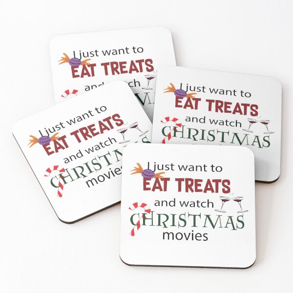 Item preview, I just want to eat treats and watch Christmas movies designed and sold by smokin-prints.