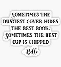 OUAT - Sometimes the dustiest cover hides the best book Sticker