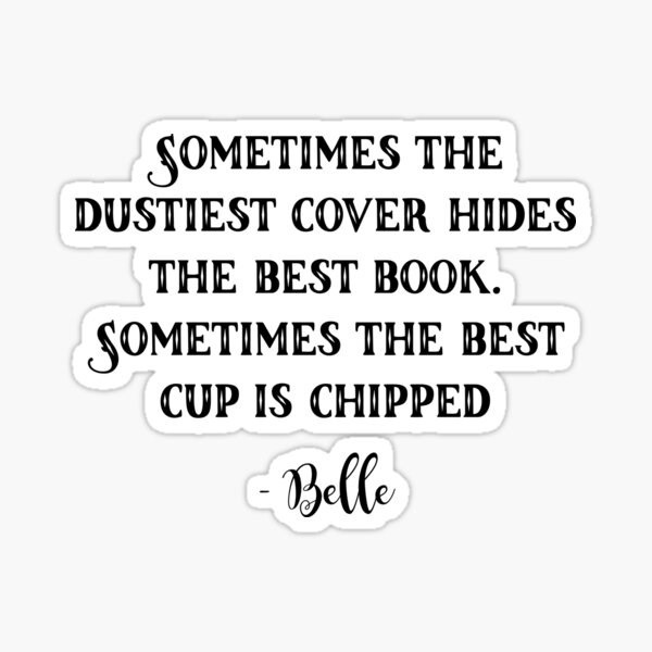 OUAT - Sometimes the dustiest cover hides the best book Sticker