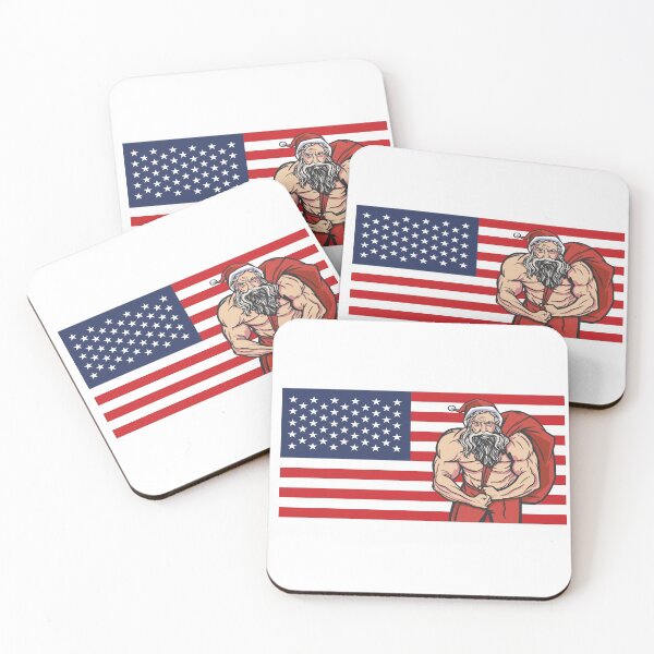 Artikelvorschau, xmas patriot weihnachtsmann patriot amerikanischer patriot entworfen und verkauft von ReneMM.