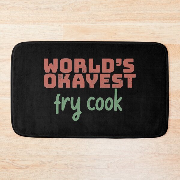 Item preview, World's Okayest Fry Cook designed and sold by Creatively Torn.