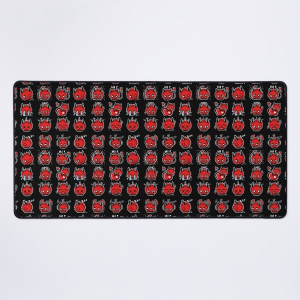 Item preview, cute Devil Emotes Emojis designed and sold by Pezi-Creation.