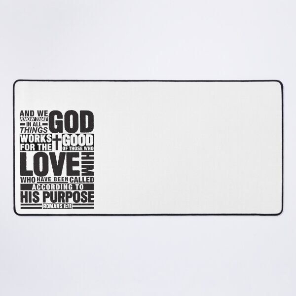 Item preview, Romans 8:28 God Works for the Good of those who Love Him designed and sold by plushism.