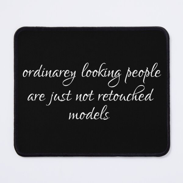 Item preview, Just not retouched models, model claims, social claims designed and sold by Kirei-Lily.