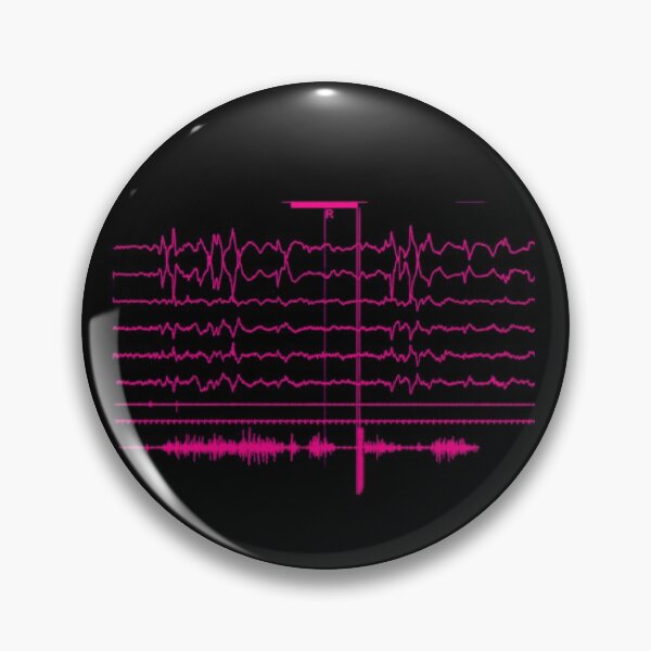 Item preview, REM Sleep EEG Pink designed and sold by Sleepygirl2010.