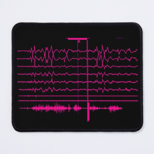 Item preview, REM Sleep EEG Pink designed and sold by Sleepygirl2010.