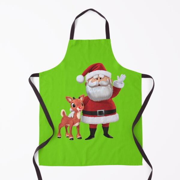Item preview, Retro Rudolph and Santa designed and sold by Slinky-Reebs.