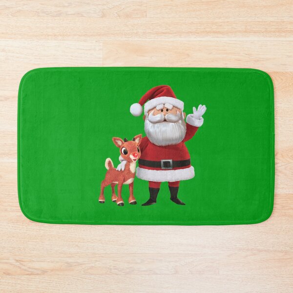 Item preview, Retro Rudolph and Santa designed and sold by Slinky-Reebs.