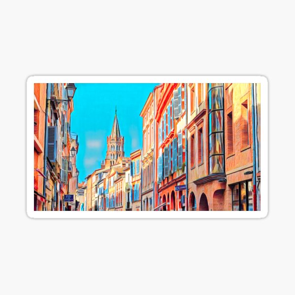 Artikel-Vorschau von Toulouse-Straßen, designt und verkauft von Sofia-Draws.