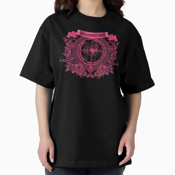 The illusion of choice-pink Oversized T-Shirt