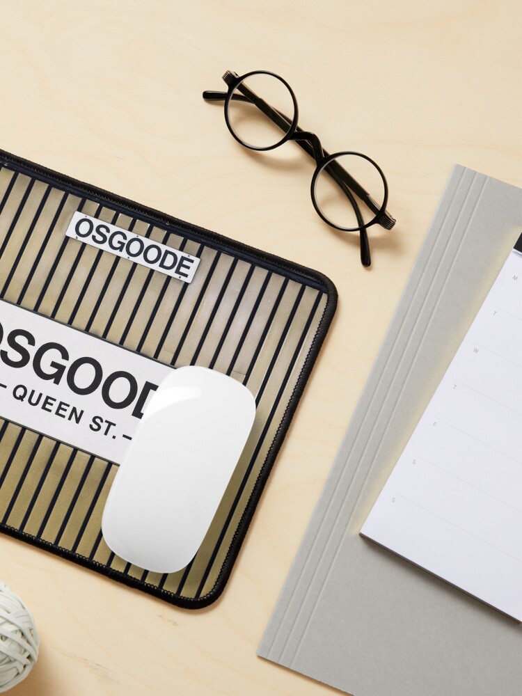 Alternate view of Osgoode Toronto Subway Sign Mouse Pad