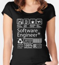 Software Engineer Women's Fitted Scoop T-Shirt