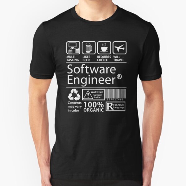 Software Engineer Slim Fit T-Shirt