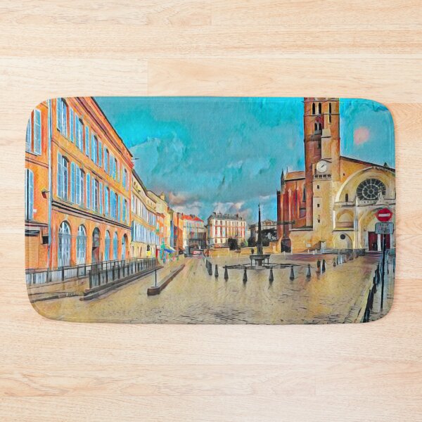 Item preview, Toulouse Vintage Travel designed and sold by Sofia-Draws.