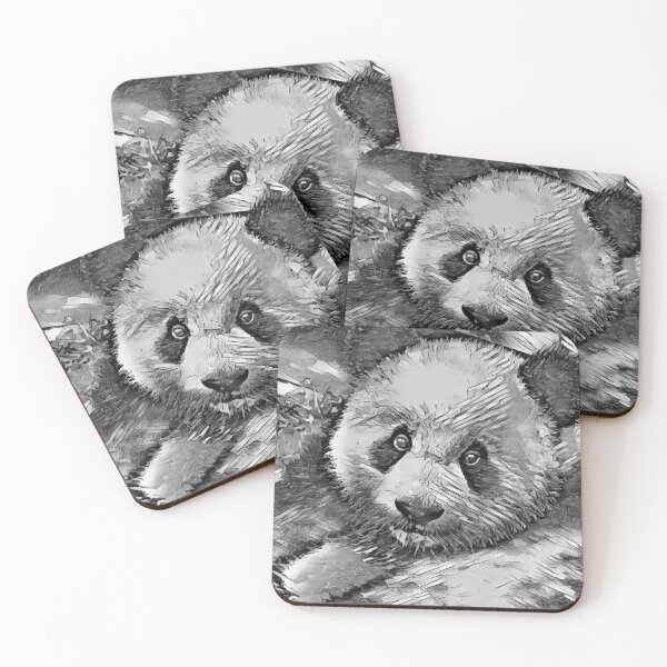 Item preview, AnimalArtBW Panda 001 designed and sold by JAMFoto.