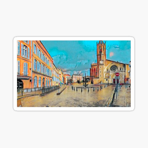 Artikel-Vorschau von Toulouse Vintage-Reisen, designt und verkauft von Sofia-Draws.