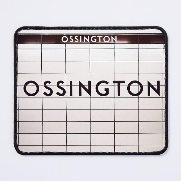 Ossington Toronto Subway Sign Mouse Pad