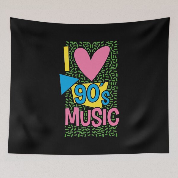 Item preview, 90s Song - I Love 90s Music designed and sold by Scribble-Design.
