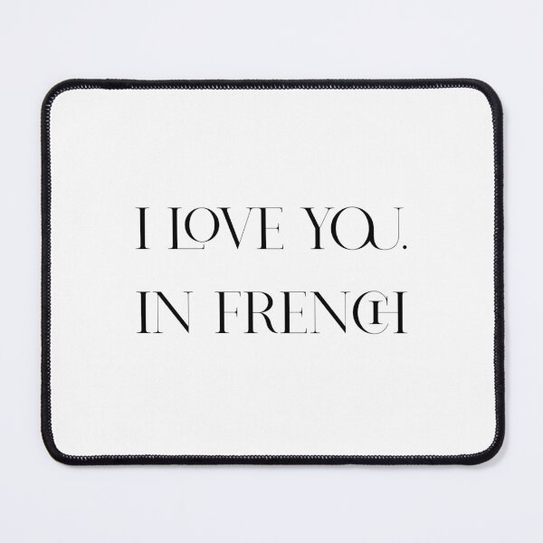Item preview, I Love You. In French designed and sold by GirlGangPrints.