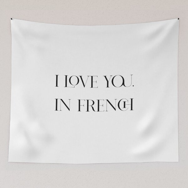 Item preview, I Love You. In French designed and sold by GirlGangPrints.