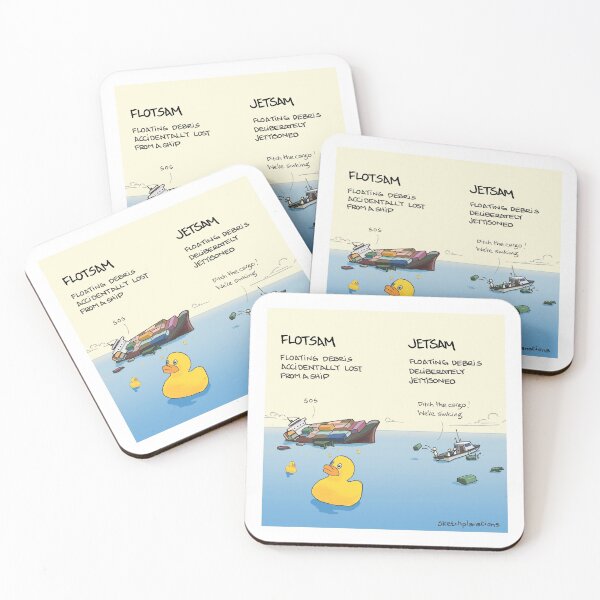 Item preview, Flotsam and jetsam designed and sold by Sketchplanations.