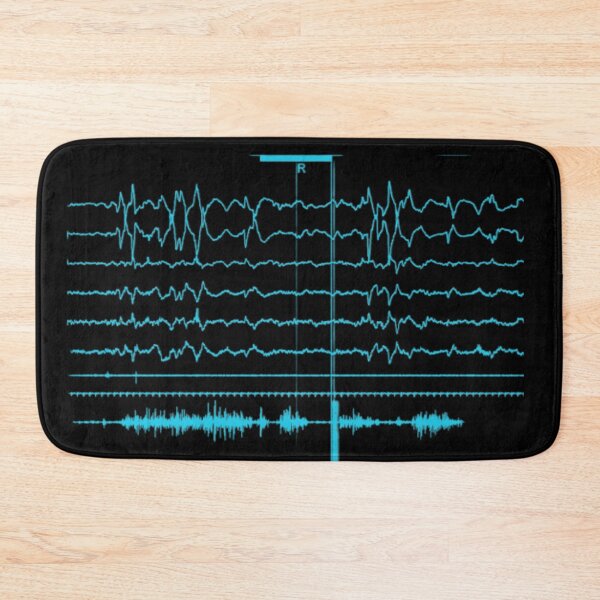 Item preview, REM Sleep EEG Teal designed and sold by Sleepygirl2010.
