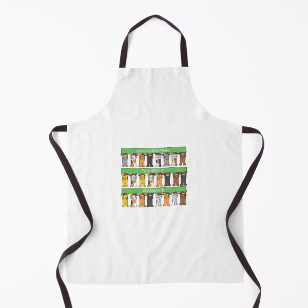 Item preview, Happy Christmas to Classmate Cats in Santa Hats designed and sold by KateTaylor.
