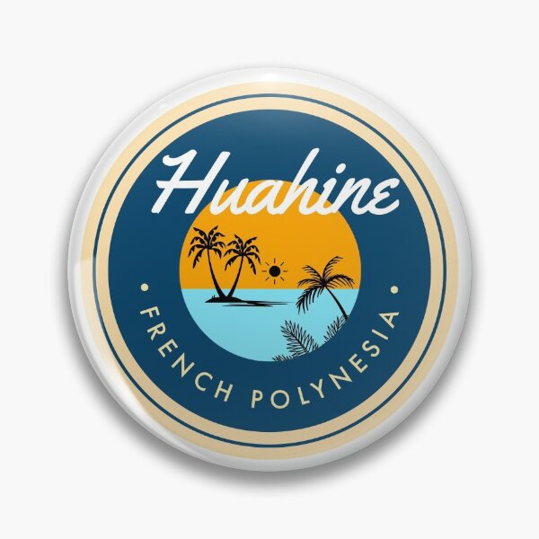 Item preview, Huahine Vintage Retro Island Beach Palm Trees Caribbean Summer Paradise Travel designed and sold by tmartinezta.