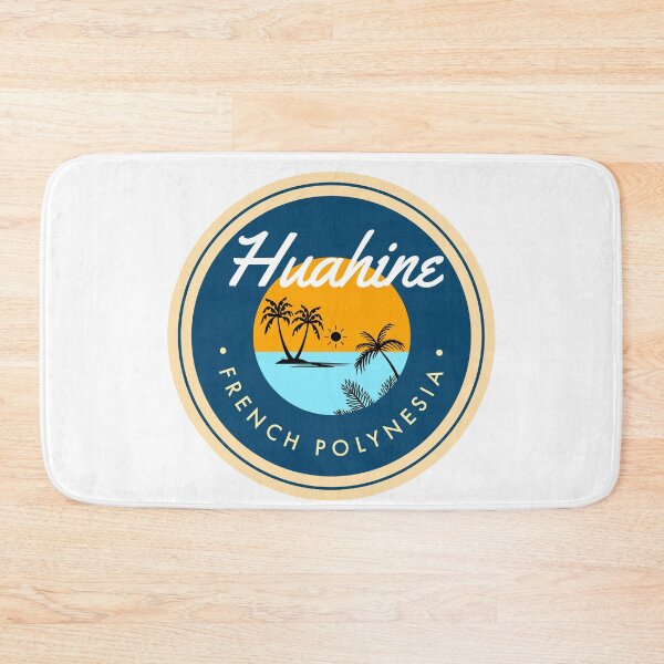 Item preview, Huahine Vintage Retro Island Beach Palm Trees Caribbean Summer Paradise Travel designed and sold by tmartinezta.