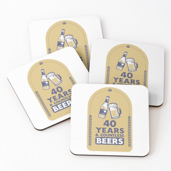 Artikelvorschau, 40 JAHRE UND UNZÄHLIGE BIER Lustiges Trinkgeschenk T-Shirt entworfen und verkauft von henes88.