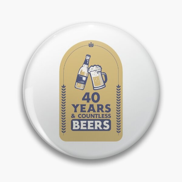 Artikelvorschau, 40 JAHRE UND UNZÄHLIGE BIER Lustiges Trinkgeschenk T-Shirt entworfen und verkauft von henes88.
