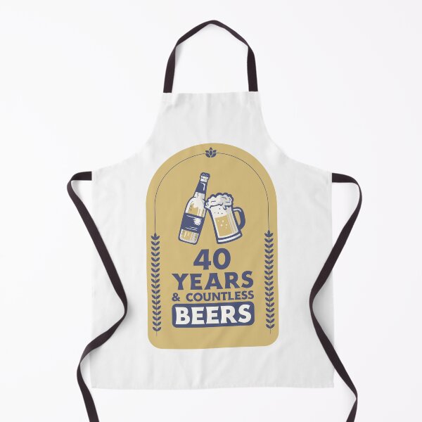 Artikelvorschau, 40 JAHRE UND UNZÄHLIGE BIER Lustiges Trinkgeschenk T-Shirt entworfen und verkauft von henes88.