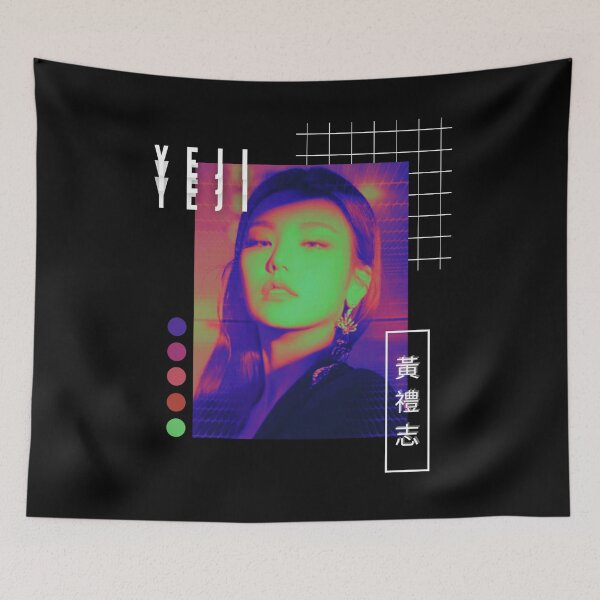 Item preview, ITZY Yeji GUESS WHO? Vaporwave Collage designed and sold by sakurapalette.