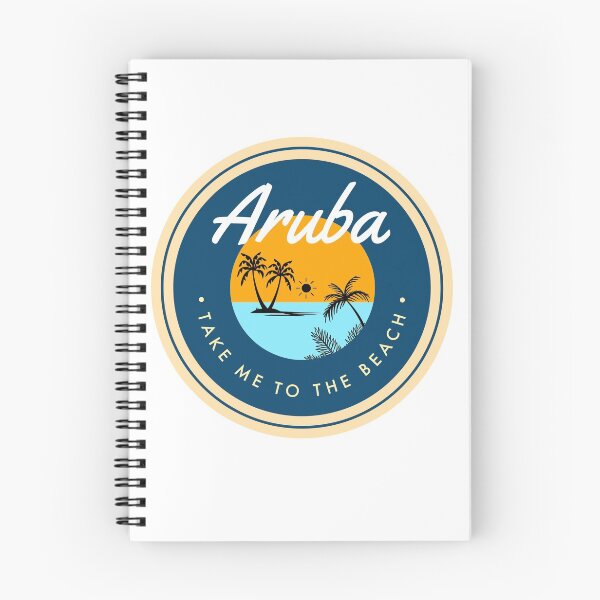 Item preview, Aruba Vintage Retro Island Beach Palm Trees Caribbean Summer Paradise Travel designed and sold by tmartinezta.