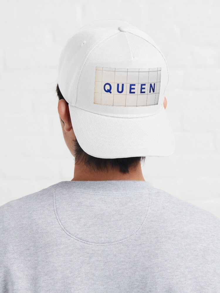 Alternate view of Queen Toronto Subway Station Sign Cap