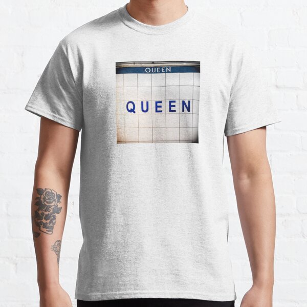 Queen Toronto Subway Station Sign Classic T-Shirt