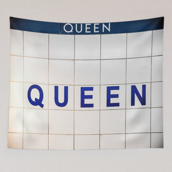 Item preview, Queen Toronto Subway Station Sign designed and sold by stationtoronto.