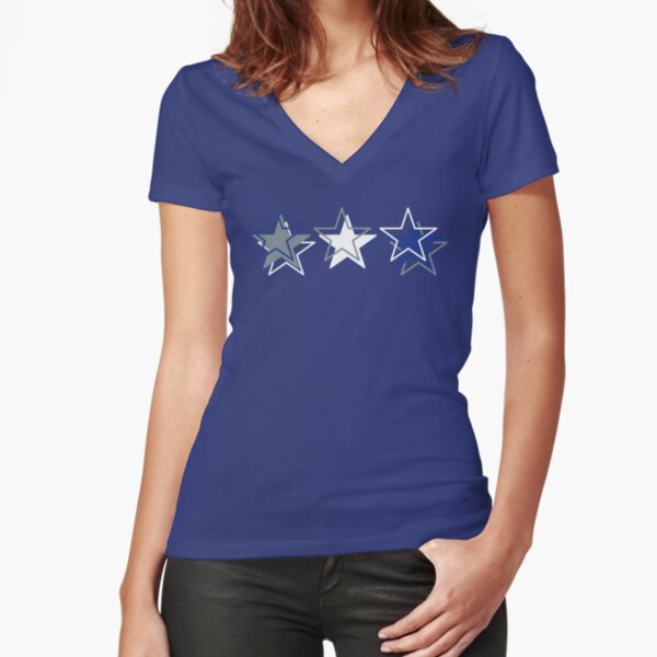 Dallas Cowboys Womens Chrysanthemum T-Shirt - Navy Blue