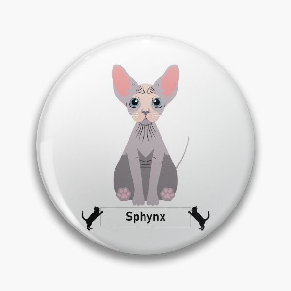 Item preview, Sphynx Cat Breed - Cartoon Art Style designed and sold by EdKid.